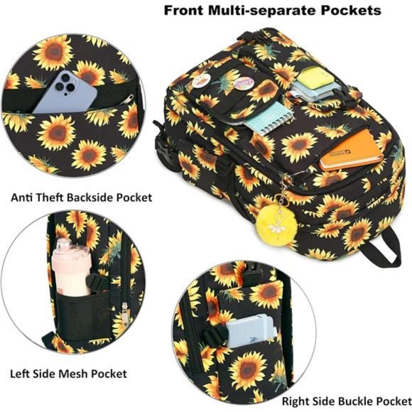 Laptop Backpacks 15.6 in  Backpack Anti Theft Travel Daypack Large Book bag main image 3